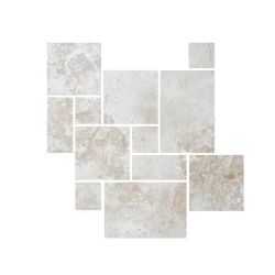 Trawertyn Ivory Classic mix układ rzymski 3cm 1kpl=0,742m2  | Komplet Rzymski