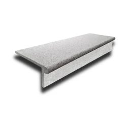 Zestaw Stopień Płomieniowany + Podstopień Granitowy G603 Bullnose 100x35x2 / 100x15x2
