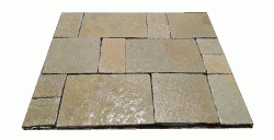 Tandur Yellow Limestone Natural t/h 3cm | Komplet Rzymski