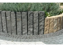 Ogrodowa Palisada Granitowa Łupana G690 Bazalt Black 50x10x10 cm