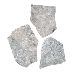 Trawertyn dzikówka / crazy paving na taras chodnik Ash Argent 3cm