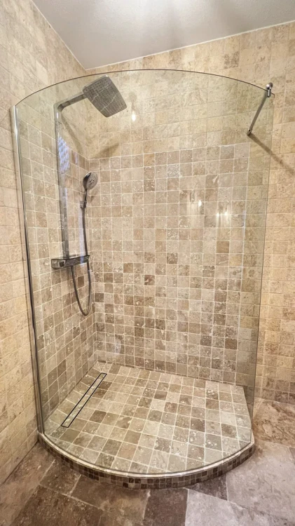 Kamień dekoracyjny Trawertyn Blend Mix Bębnowany 10x10x1 cm