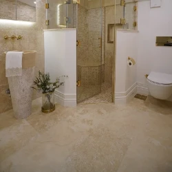 Trawertyn Light Medium VC Wypełniony Szlifowany 120x60x2 cm