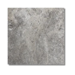 Trawertyn Silver Premium Bębnowany Szlif 40,6x40,6x1,2 cm