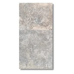 Trawertyn Silver Latte Bębnowany 40,6x61x1,2 cm