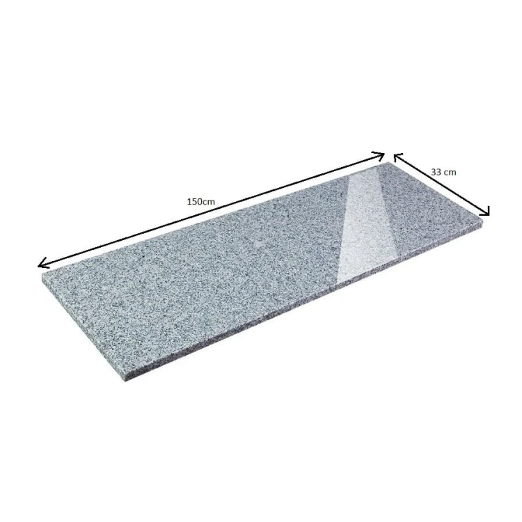 Parapet Stopnica granitowa poler G603 150x33x2 cm