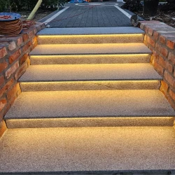 Parapet Stopnica granitowa poler z piaskowanym pasem G603 New 131x32x2 cm