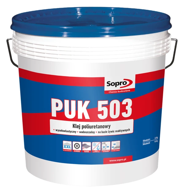PUK 503 - Klej poliuretanowy (składnik A+B) 5 kg | do forniru kamiennego