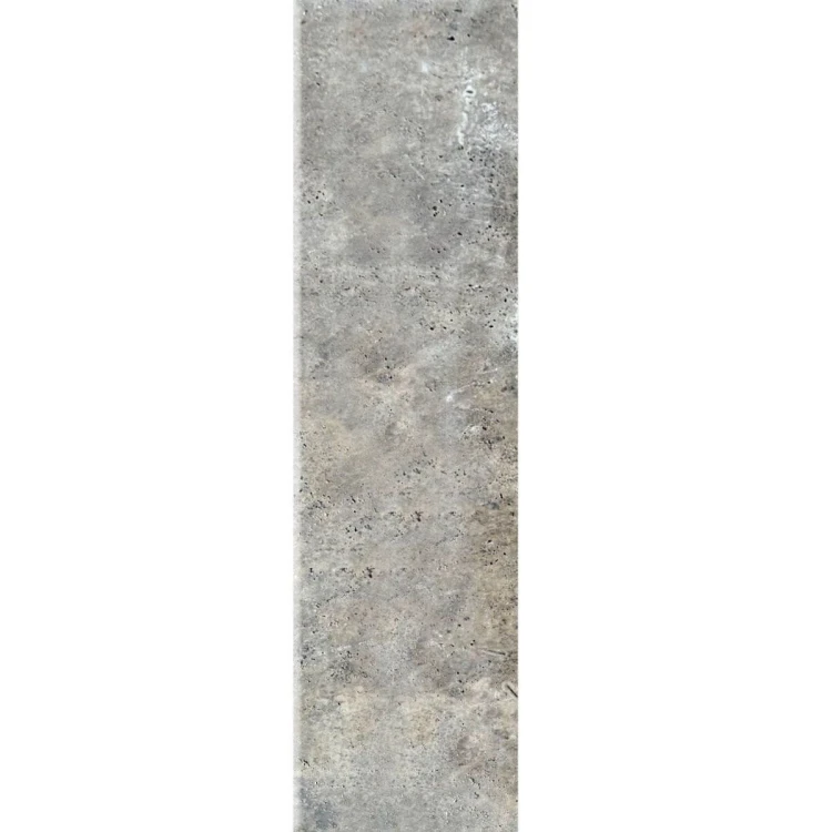 Stopnica kamienna Trawertyn Ash Argent Mix Szlifowany Bullnose 135x35x3 cm