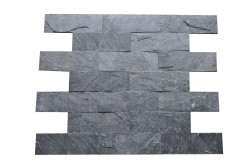 Kamień elewacyjny-dekoracyjny kwarcytowy Silver Grey 7x50 cm