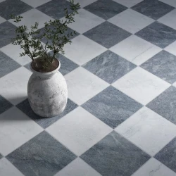 Płytka marmurowa Light Bluestone Bębnowana 20,3x20,3x1,2 cm
