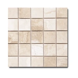 Kamień dekoracyjny Marmur Queen Beige | Coffee White Mozaika 30,5x30,5x1 cm