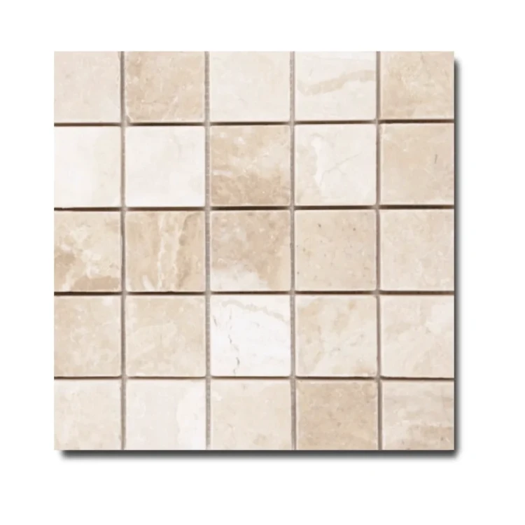 Kamień dekoracyjny Marmur Queen Beige | Coffee White Mozaika 30,5x30,5x1 cm