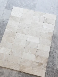 Kamień dekoracyjny Marmur Queen Beige | Coffee White Mozaika 30,5x30,5x1 cm