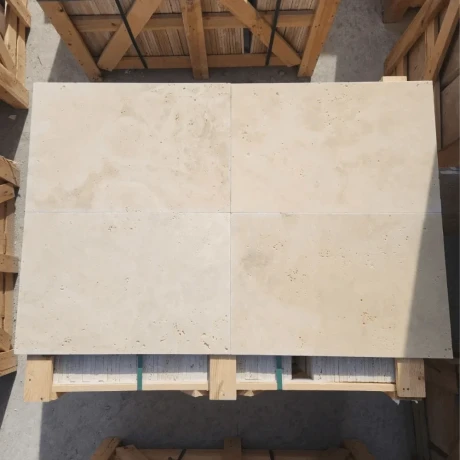 Przejdź do produktu Trawertyn 12mm Light Premium Bębnowany French Pattern 1kpl=0,742m2 | Komplet Rzymski