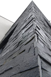 Kamień elewacyjny dekoracyjny łupek czarny 10x36 Black Slate Stackstone