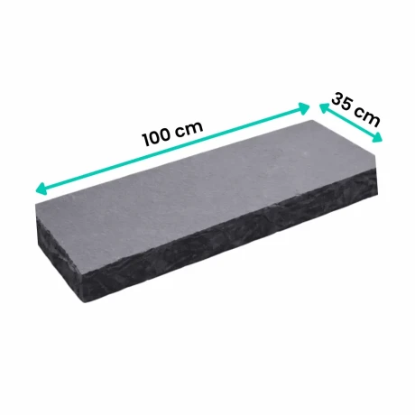 Przejdź do produktu Blok Schodowy Kadappa Black Limestone 100x35x15 cm