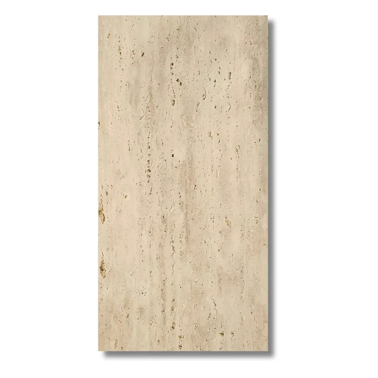 Trawertyn Bianco Classic Vein Cut Szczotkowany 30,5x61x1,2 cm