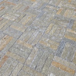 Kostka brukowa Tandur Yellow Limestone Bębnowany 5x20x5 cm