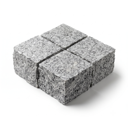 Kostka Granitowa G602 Płomieniowana - Łupana 10x10x6