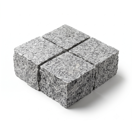 Przejdź do produktu Kostka Granitowa G602 Płomieniowana - Łupana 10x10x6