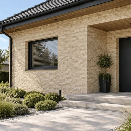 Przejdź do produktu Kamień elewacyjny Limestone New Sunny Split Face 30x7x1,5 cm