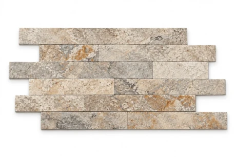 Przejdź do produktu Trawertyn Silver Greige Split Face 7,5x60x2,1-2,3 cm