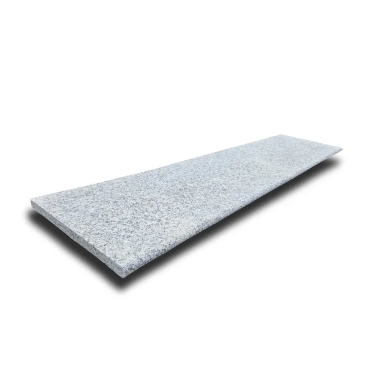 Stopnica Granitowa G602 płomieniowana 150x33x3 cm / 2 krawędzie wykończone