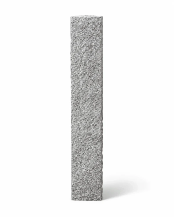 Słupek ogrodzeniowy / palisada granitowa G603 New łupana 180 × 30 × 10 cm