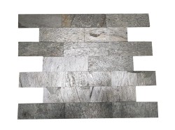 Kamień kwarcytowy Silver Shine Brick 10x30