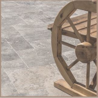 Płytka Trawertyn 12mm Ash Antyczny Roman Opus 1kpl= 0,742m2 | Komplet Rzymski