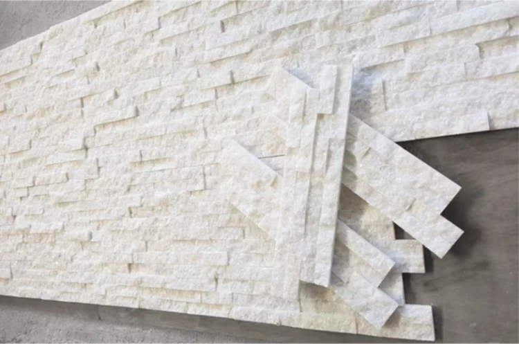 Kamień dekoracyjny marmur Pure White 10x40