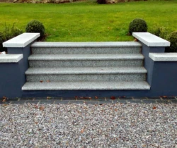 Schodek Granitowy płomieniowany G603 100x35x2 stopnica Bullnose