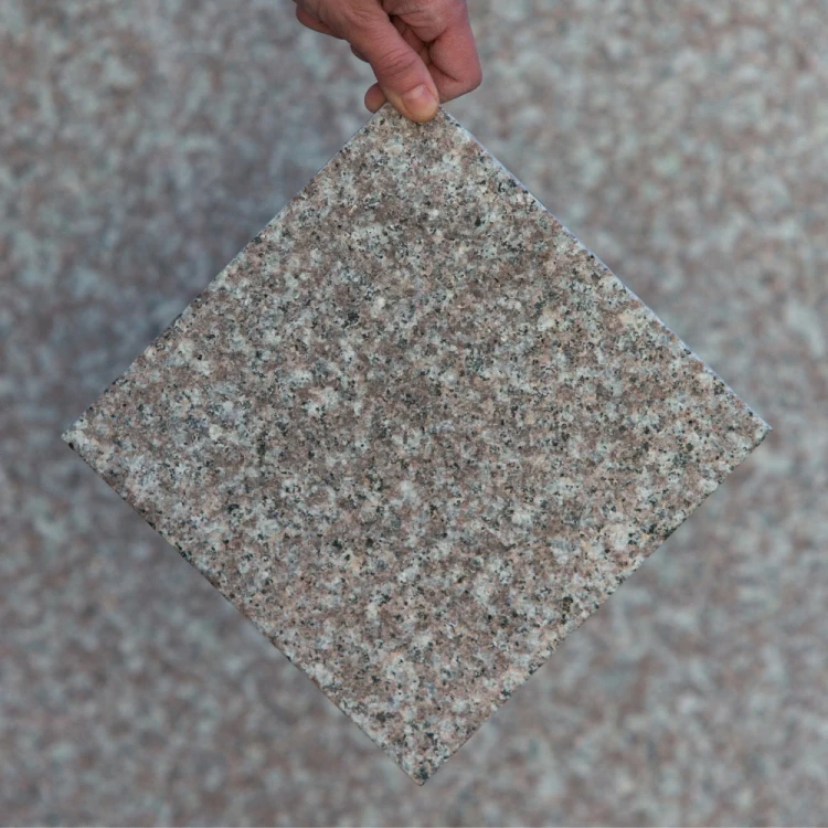 Zestaw Stopień + Podstopień Granitowy G664 150x33x2 / 150x15x2 Płomieniowany