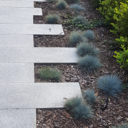 Płytka granitowa płomień Bianco Sardo G602 60x60x2 cm