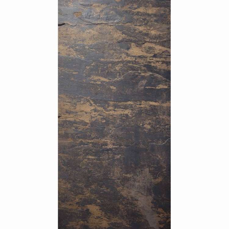 Fornir Kamienny Slate Black Gold Line XXL 122x244x0,2 cm