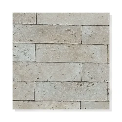 Kamień dekoracyjny trawertyn Ivory Classic Mix Bębnowany 7,5x30,5 cm