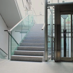 Stopnica granitowa płomień Bianco Cristal G603 180x33x2 cm